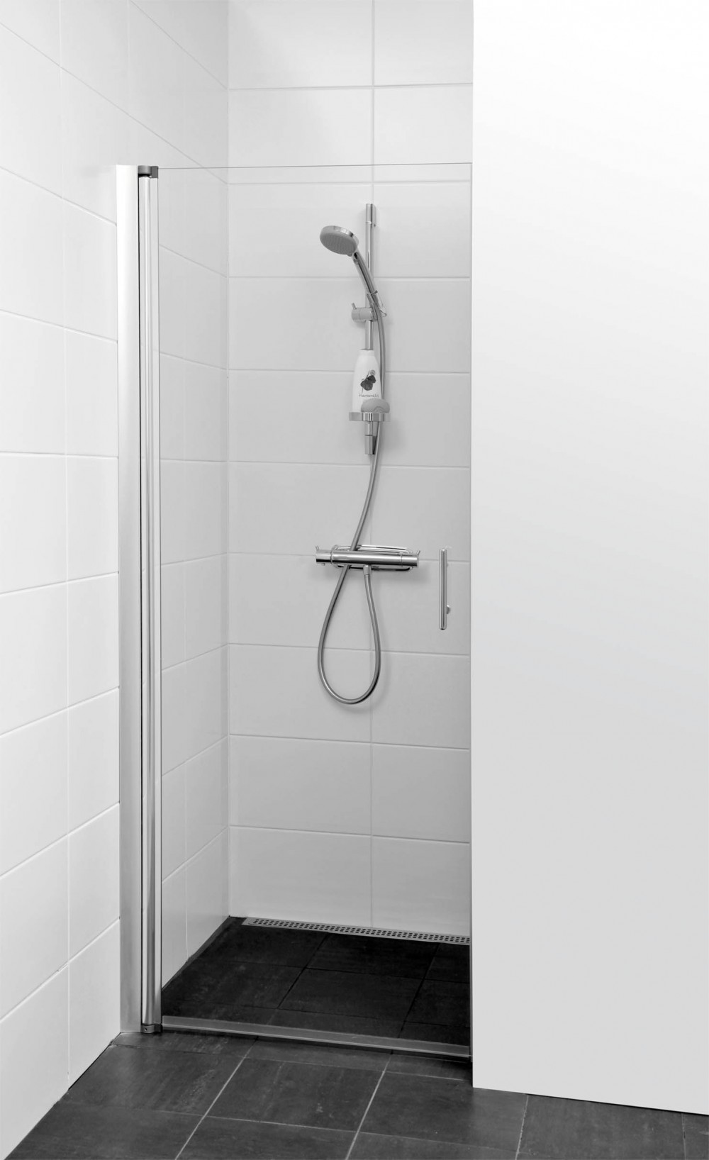 COMBAC DUSCHVÄGG SINGEL 90 KLARGLAS