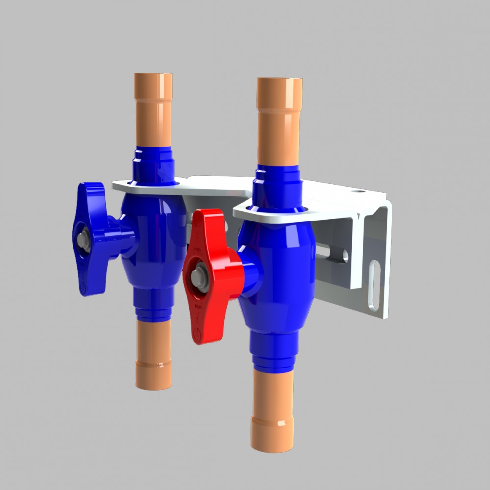 KULVENTIL NAVAL TVILLING CU / CU 28