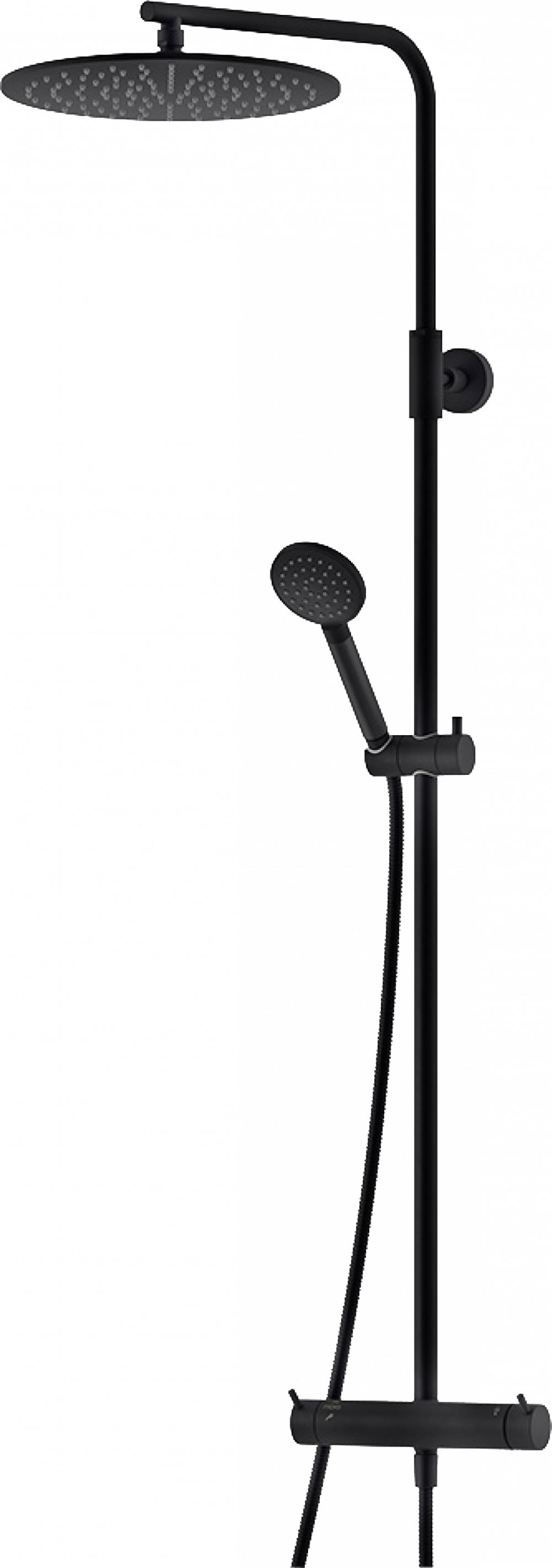 MA SHOWER SYSTEM KIT 271800.12 INXX II 160 C/C MATTSVART