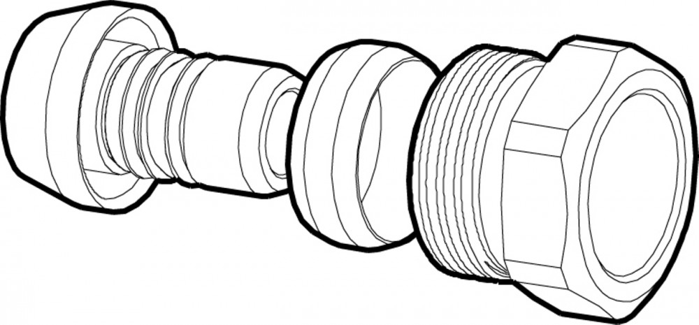 KOMBIKOPPLING PEX R15X15