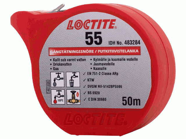 LOCTITE 55 GÄNGTÄTN.SNÖRE 50M