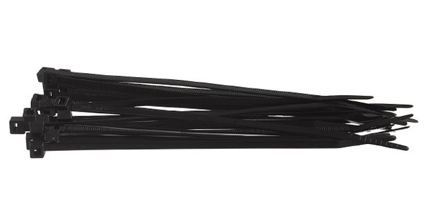 BUNTBAND 290X4,5MM SVART (20)