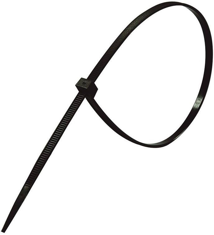 BUNTBAND 228X4,8 MM SVART/100