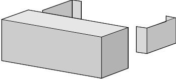 REBASE VÄGGHYLLA 600X200