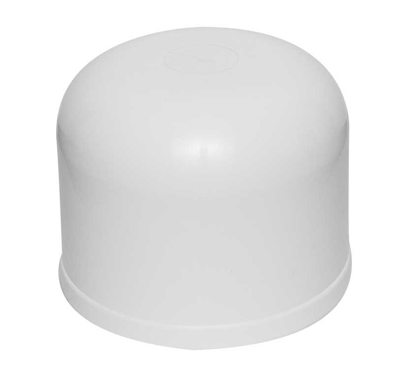 GOLVHUV UTAN HÅL VIT, ID 180MM, HÖJD 100MM