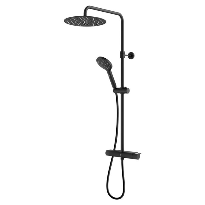 GB DUSCHPAKET GB4120843053 160CC ROUND ESTETIC SVART