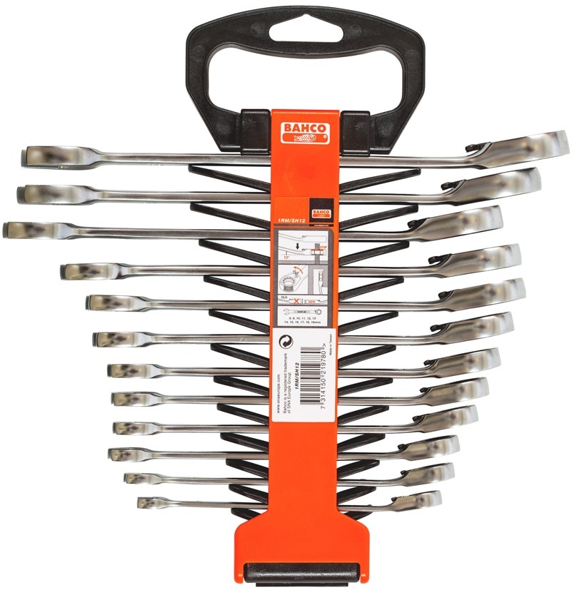 BAHCO U-RINGSPÄRRNYCKELSATS, 12STK