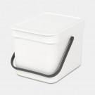 "PAPPERSKORG ""SORT & GO"" 6 LTR" VIT