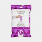 AVFALLSPÅSAR C, 10-12LTR  (40 PÅSAR) VIT