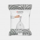 AVFALLSPÅSAR H, 50-60LTR  (40 PÅSAR) VIT