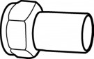 Presskoppling 22 dn 20