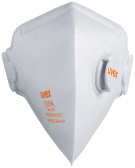 HALVMASK FILTRERANDE 8733210 FFP2V UVEX