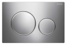 GEBERIT TRYCKPLATTA SIGMA20 DUBBEL BLANK/KROM