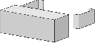 REBASE VÄGGHYLLA 600X200