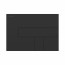 TRYCKPLATTA AW100 LIS MATT SVART